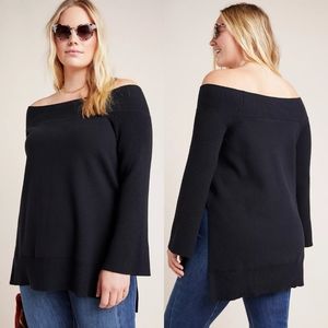 Anthropologie Elise Ribbed Sweater Tunic